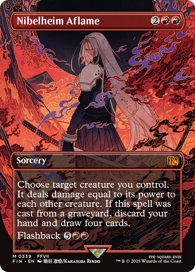 Image of Nibelheim Aflame (Borderless) [FINAL FANTASY]