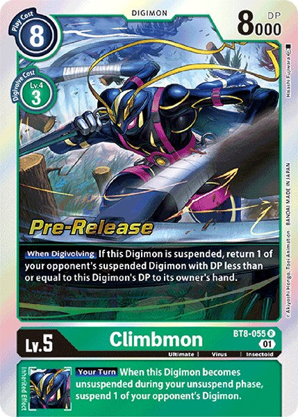 Image of Climbmon [BT8-055] [New Awakening Pre-Release Cards]