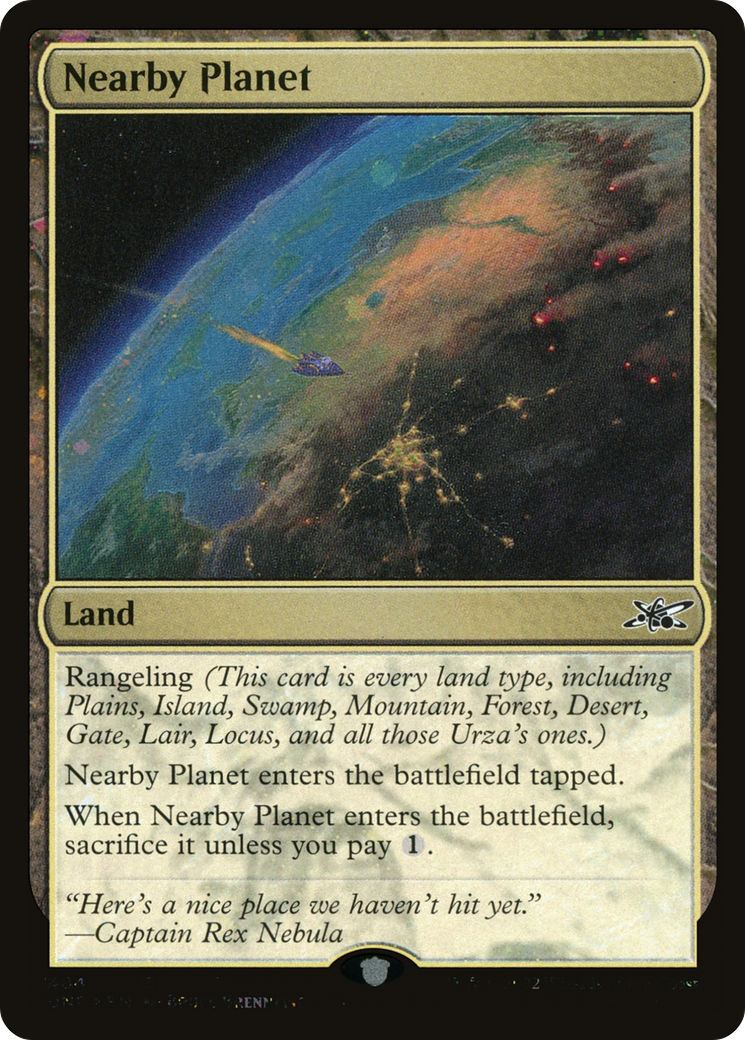 Image of Nearby Planet (Galaxy Foil) [Unfinity]