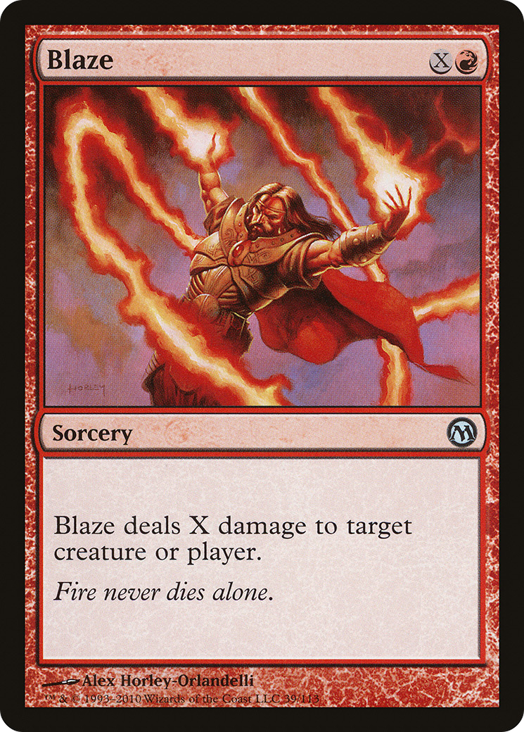 Image of Blaze [Duels of the Planeswalkers]