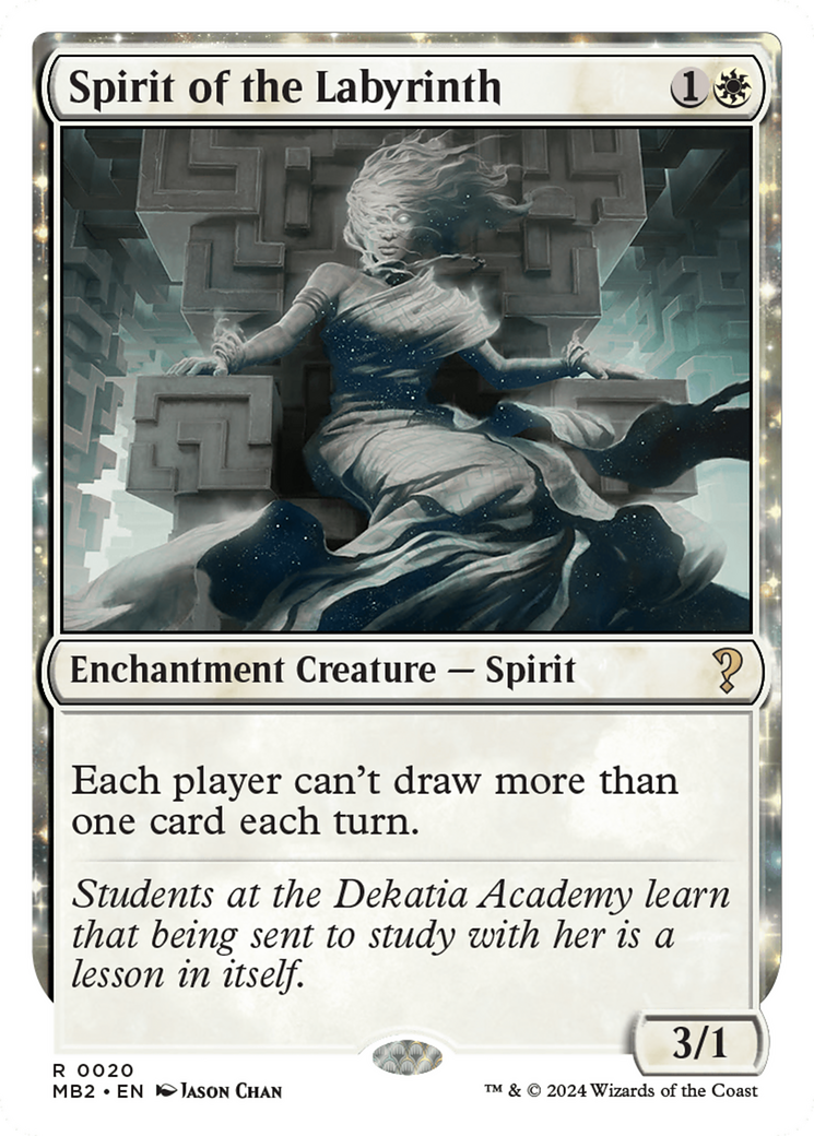 Image of Spirit of the Labyrinth (White Border) [Mystery Booster 2]