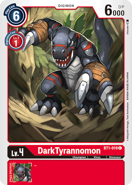 Image of DarkTyrannomon [BT1-019] [Release Special Booster Ver.1.0]