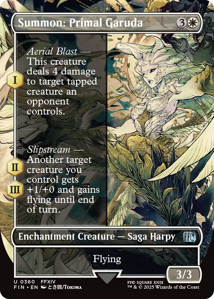 Image of Summon: Primal Garuda (Borderless) [FINAL FANTASY]