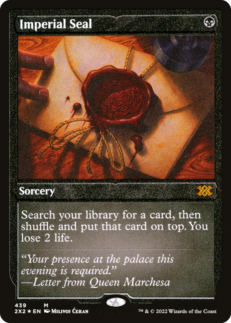 Image of Imperial Seal (Foil Etched) [Double Masters 2022]