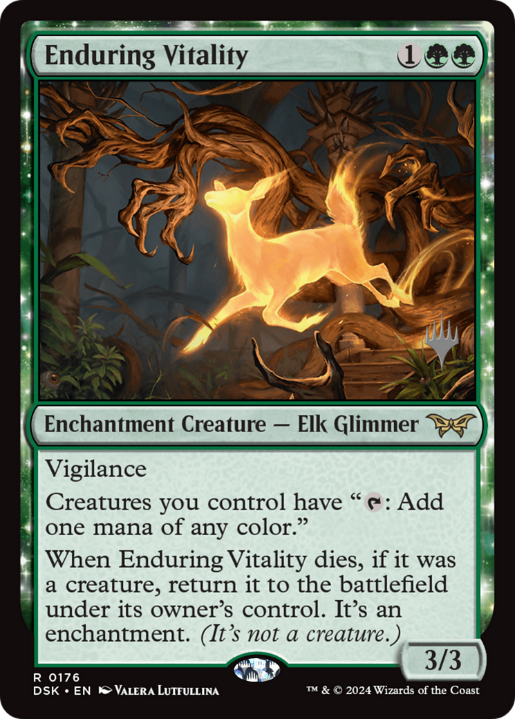 Image of Enduring Vitality (Promo Pack) [Duskmourn: House of Horror Promos]