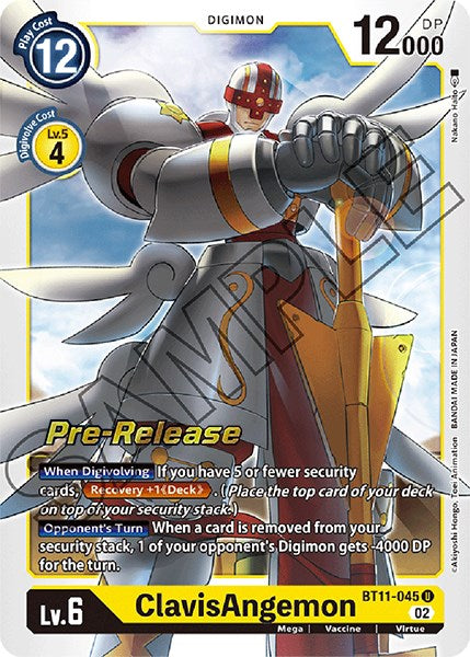 Image of ClavisAngemon [BT11-045] [Dimensional Phase Pre-Release Promos]