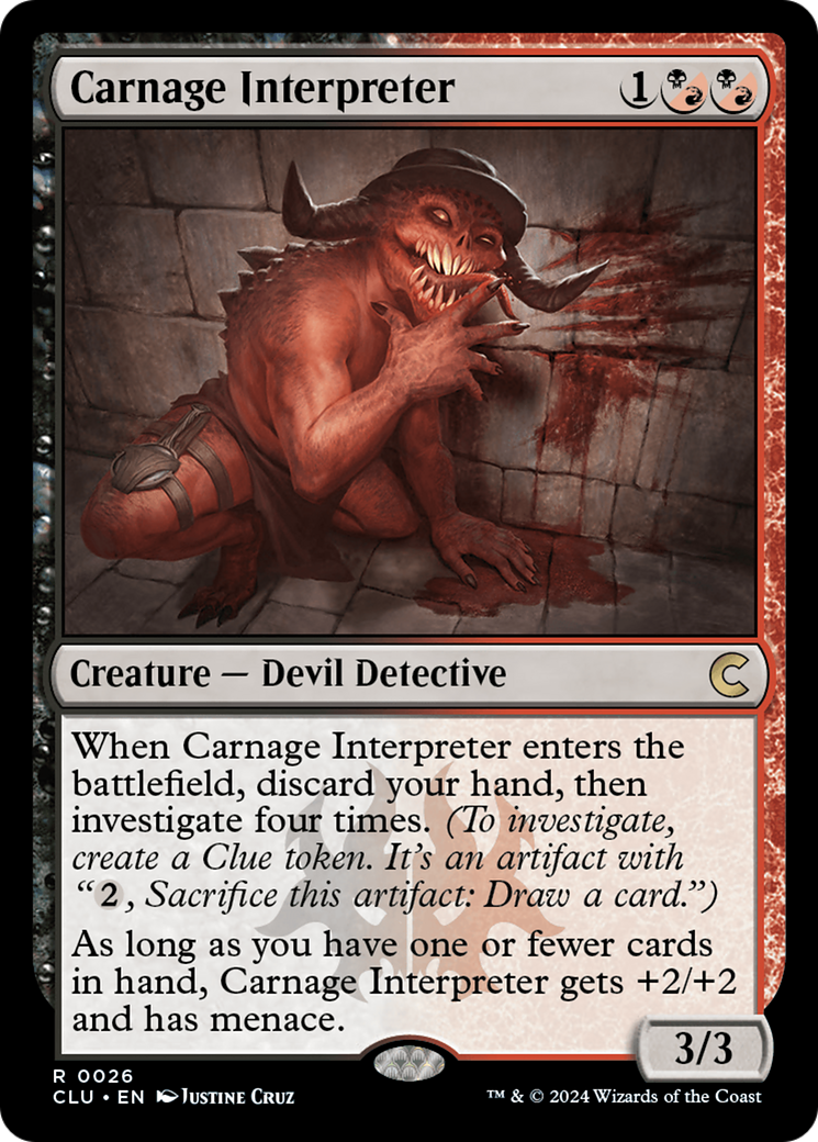 Image of Carnage Interpreter [Ravnica: Clue Edition]