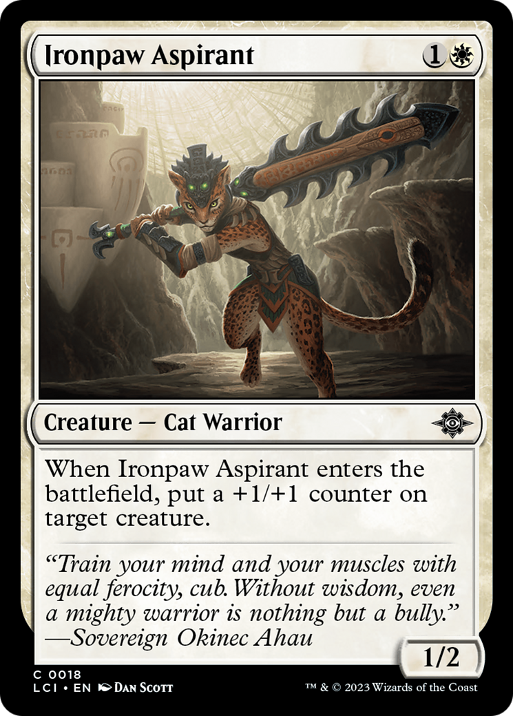 Image of Ironpaw Aspirant [The Lost Caverns of Ixalan]