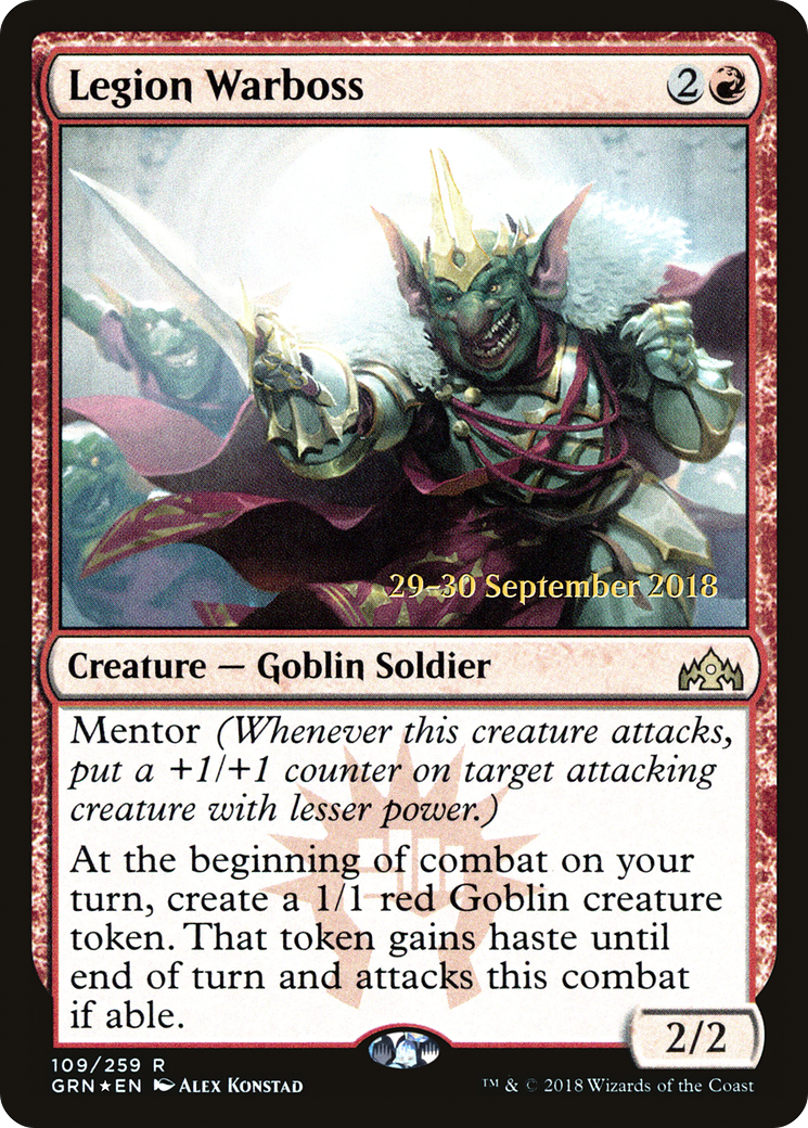Image of Legion Warboss [Guilds of Ravnica Prerelease Promos]