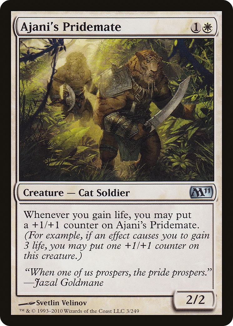 Image of Ajani's Pridemate [Magic 2011]