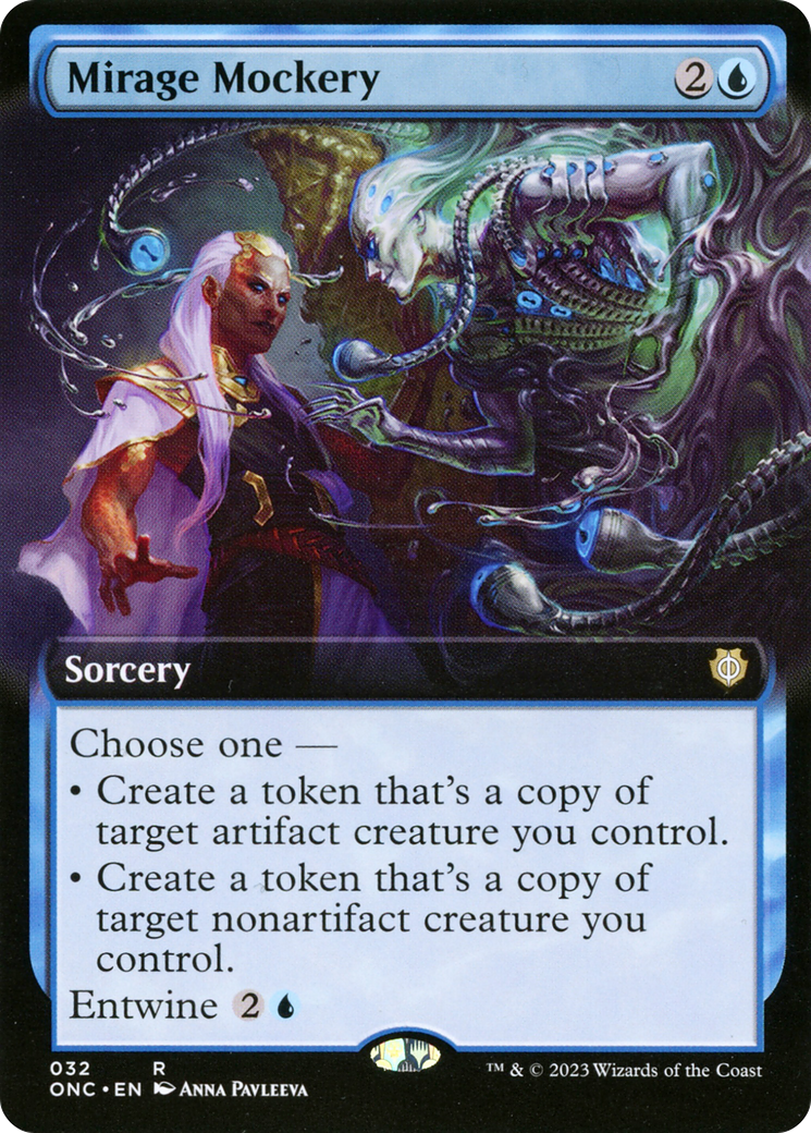 Image of Mirage Mockery (Extended Art) [Phyrexia: All Will Be One Commander]