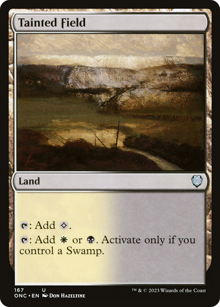 Image of Tainted Field [Phyrexia: All Will Be One Commander]