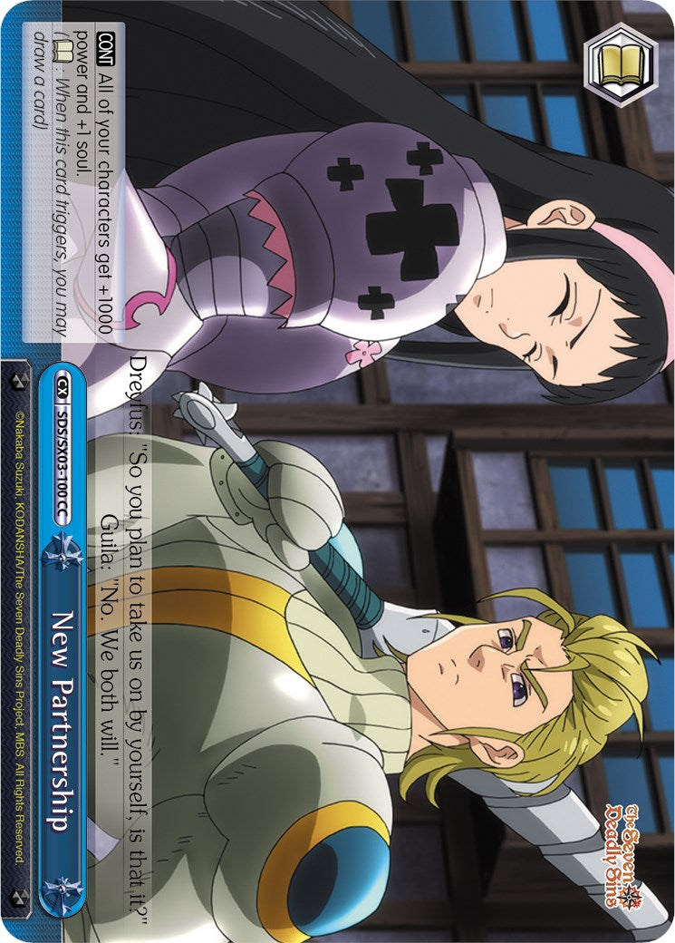 Image of New Partnership (SDS/SX03-100 CC) [The Seven Deadly Sins]