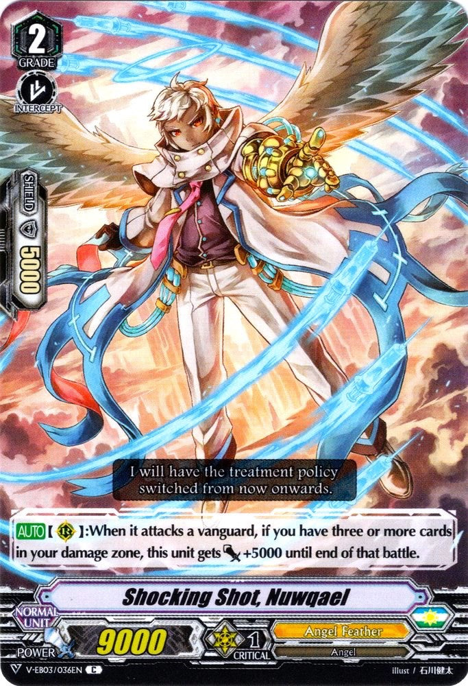 Image of Shocking Shot, Nuwqael (V-EB03/036EN) [ULTRARARE MIRACLE COLLECTION]
