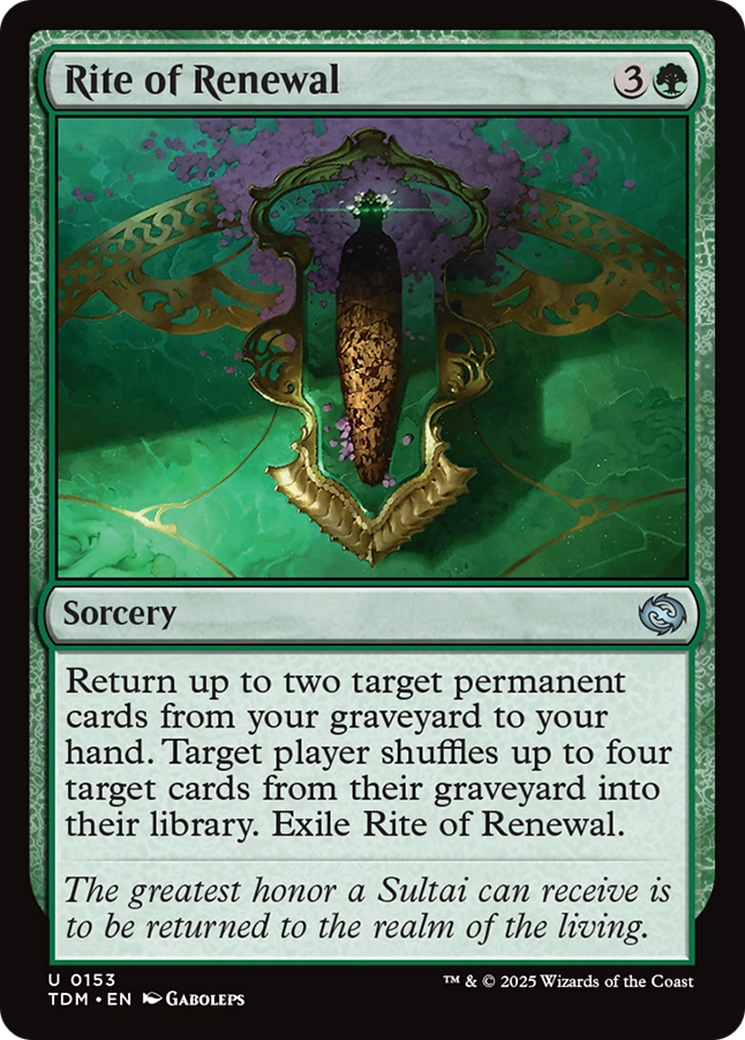 Image of Rite of Renewal [Tarkir: Dragonstorm]