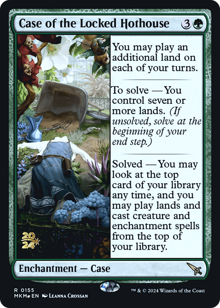 Image of Case of the Locked Hothouse [Murders at Karlov Manor Prerelease Promos]