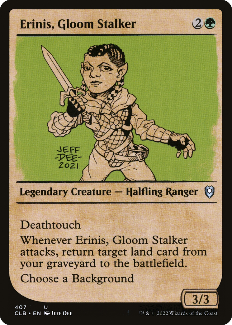 Image of Erinis, Gloom Stalker (Showcase) [Commander Legends: Battle for Baldur's Gate]