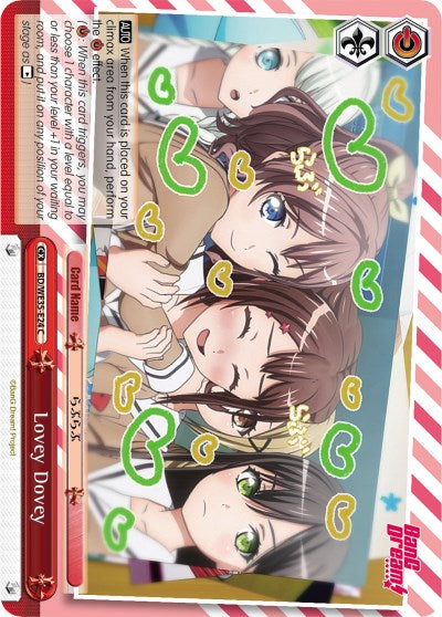 Image of Lovey Dovey (BD/WE35-E24 C) (Parallel Foil) [Poppin'Party x Roselia]