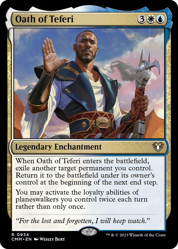 Image of Oath of Teferi [Commander Masters]