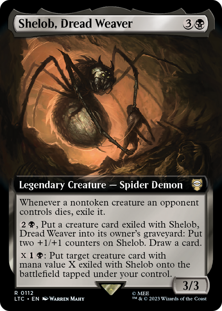 Image of Shelob, Dread Weaver (Extended Art) [The Lord of the Rings: Tales of Middle-Earth Commander]