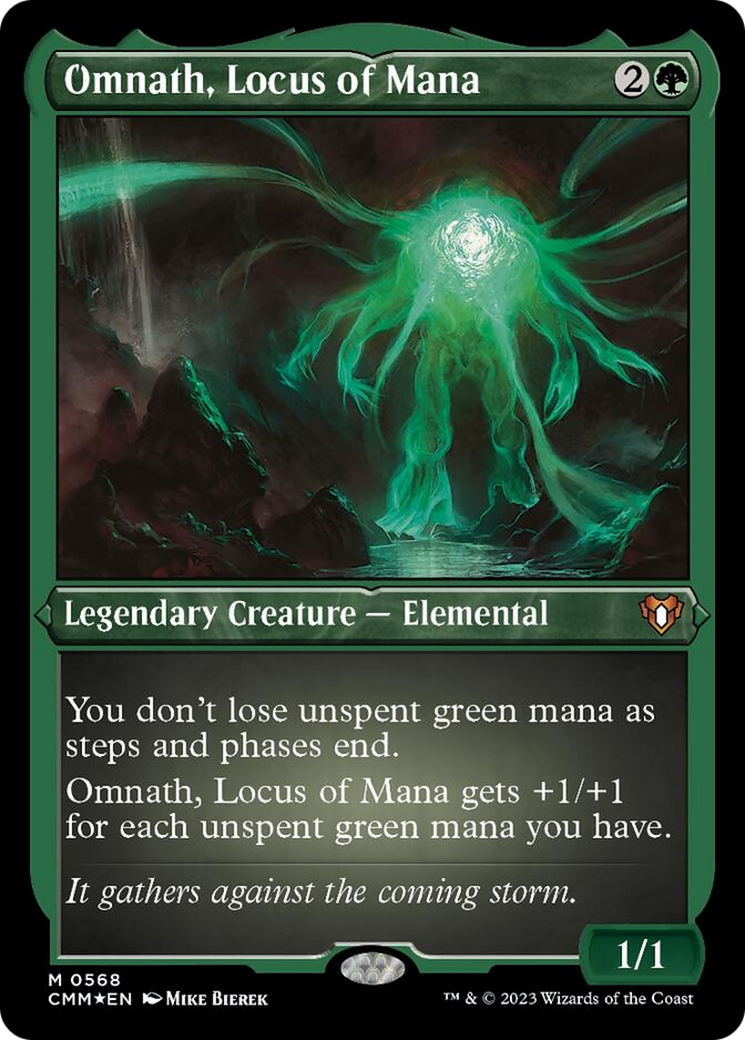 Image of Omnath, Locus of Mana (Foil Etched) [Commander Masters]