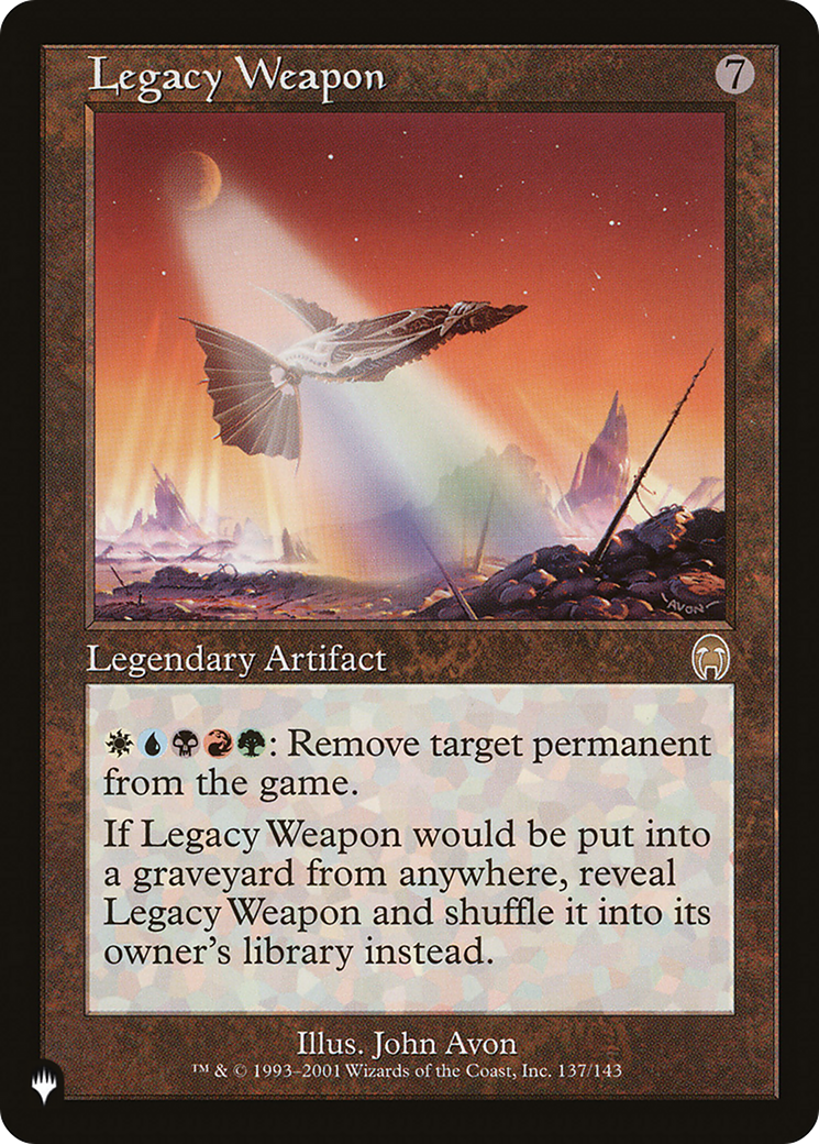 Image of Legacy Weapon [The List]