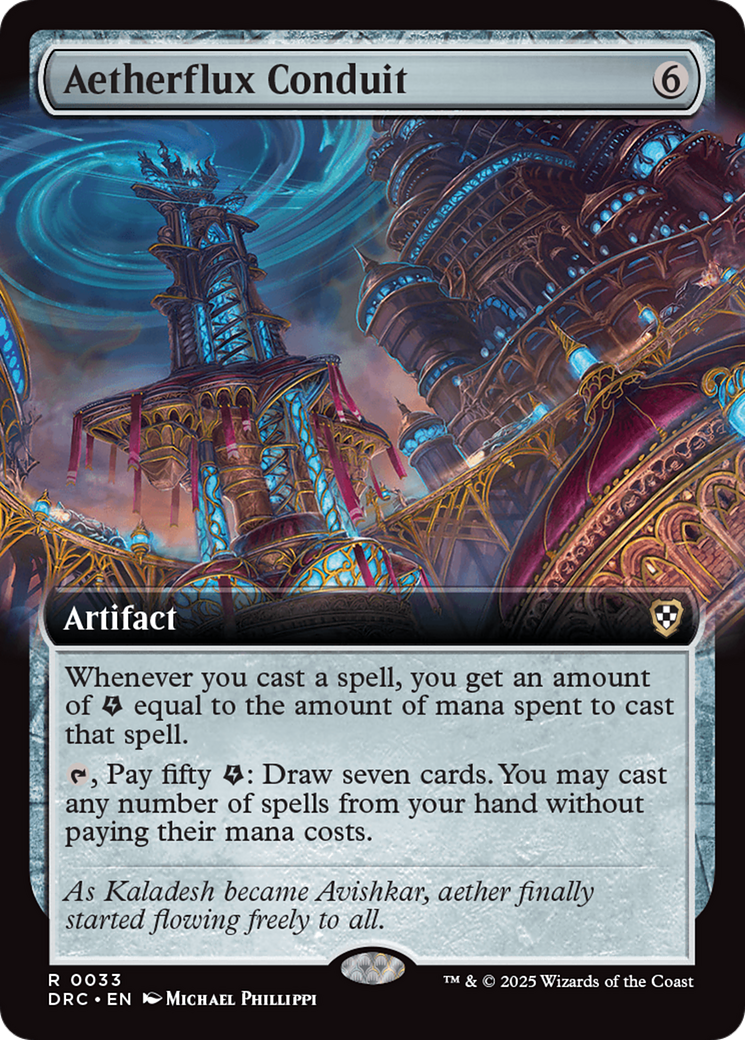 Image of Aetherflux Conduit (Extended Art) [Aetherdrift Commander]