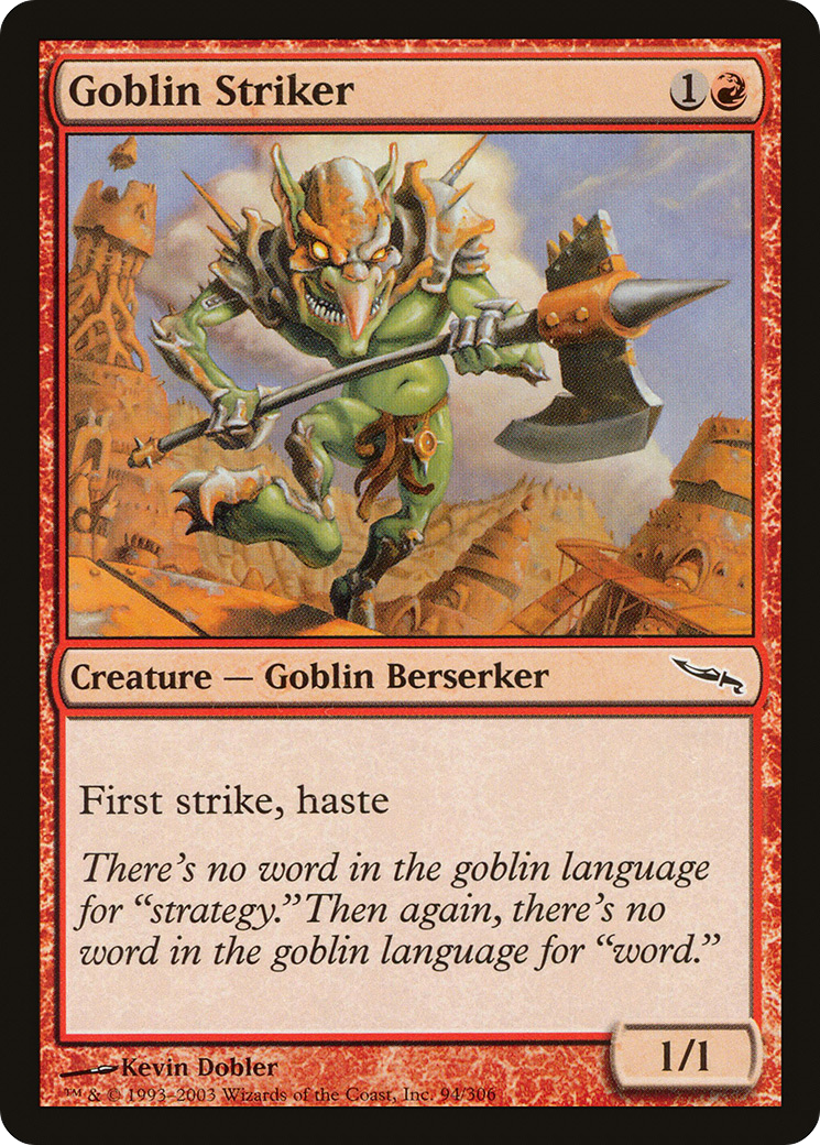 Image of Goblin Striker [Mirrodin]