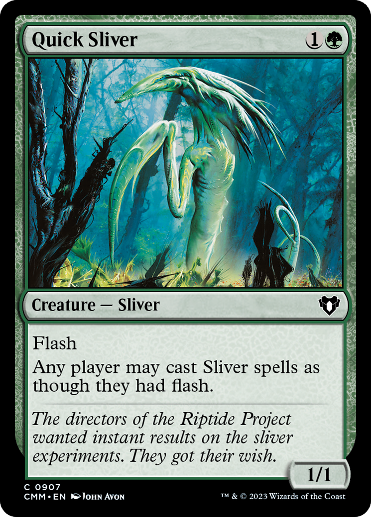 Image of Quick Sliver [Commander Masters]