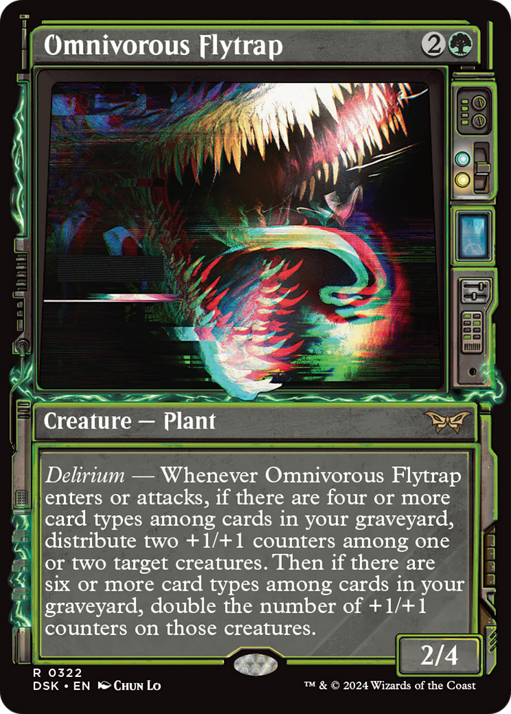 Image of Omnivorous Flytrap (Showcase) [Duskmourn: House of Horror]