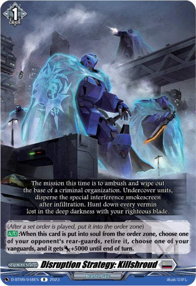 Image of Disruption Strategy: Killshroud (D-BT09/048EN) [Dragontree Invasion]