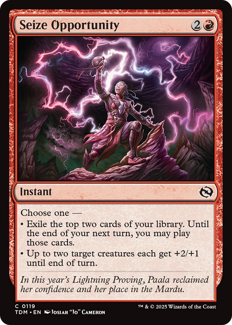 Image of Seize Opportunity [Tarkir: Dragonstorm]