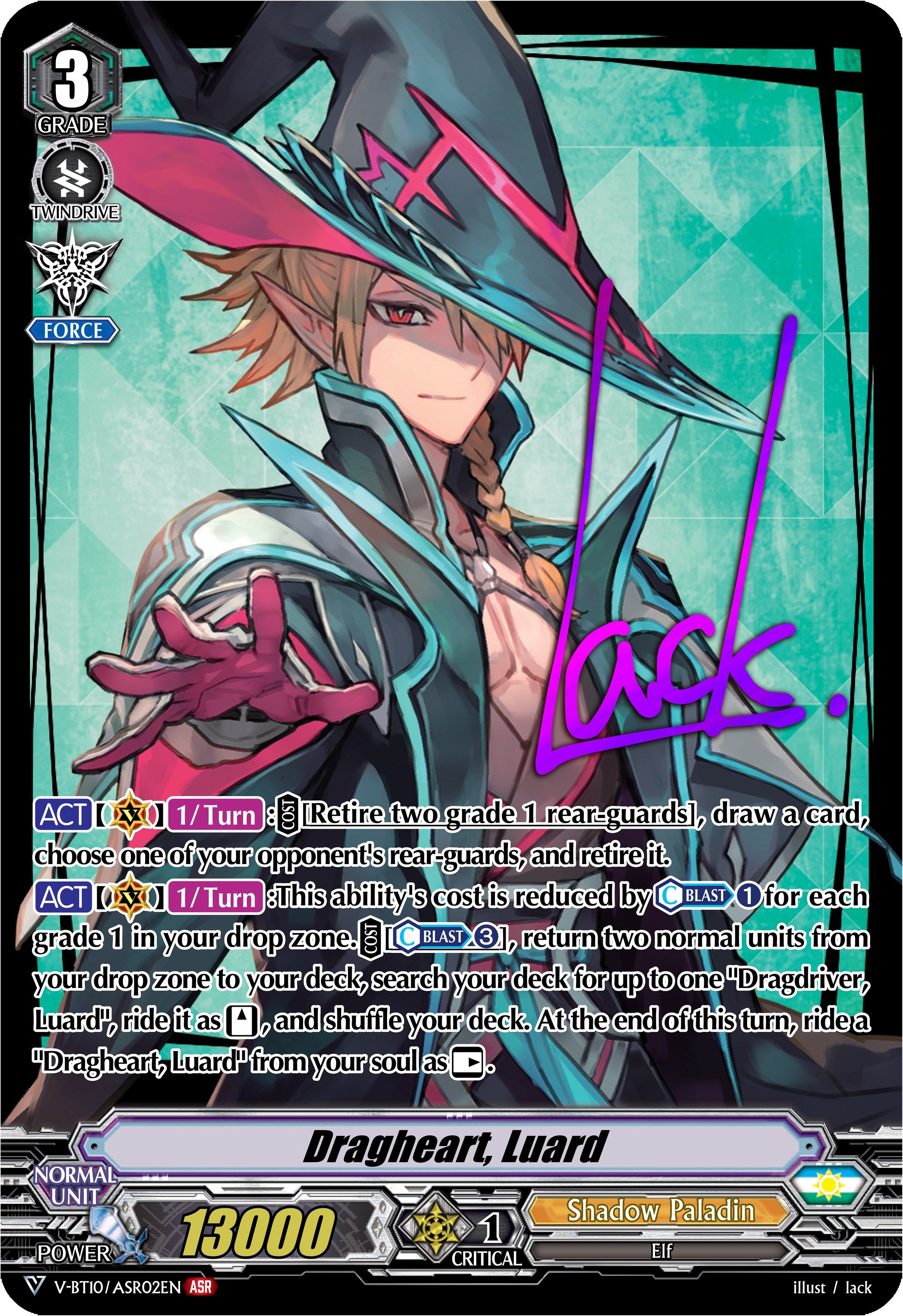 Image of Dragheart, Luard (V-BT10/ASR02EN) [Phantom Dragon Aeon]