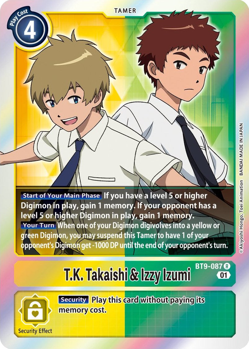Image of T.K. Takaishi & Izzy Izumi [BT9-087] [X Record]