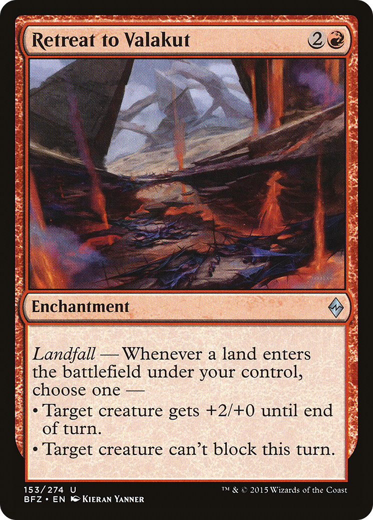 Image of Retreat to Valakut [Battle for Zendikar]