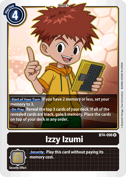 Image of Izzy Izumi [BT4-096] [Great Legend]