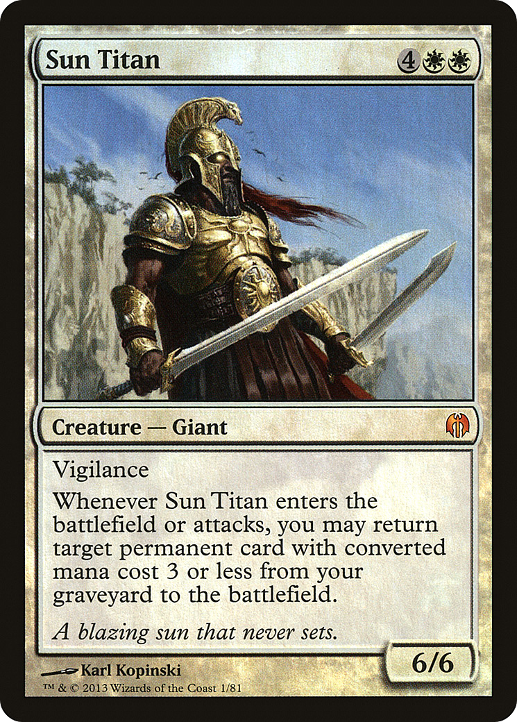 Image of Sun Titan [Duel Decks: Heroes vs. Monsters]