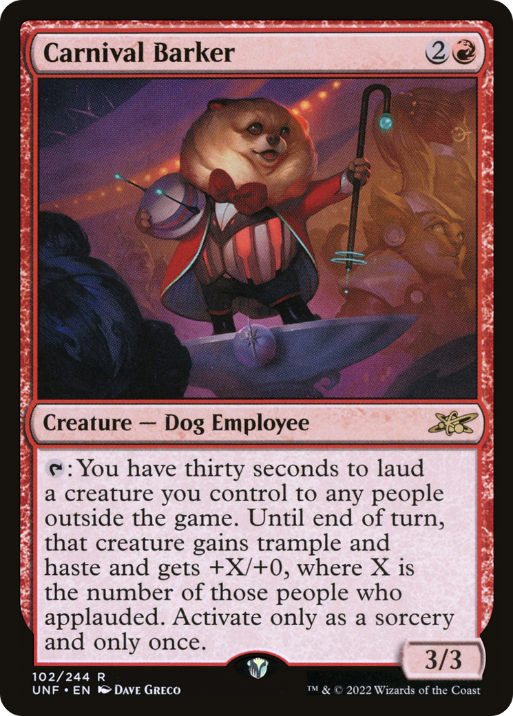 Image of Carnival Barker [Unfinity]