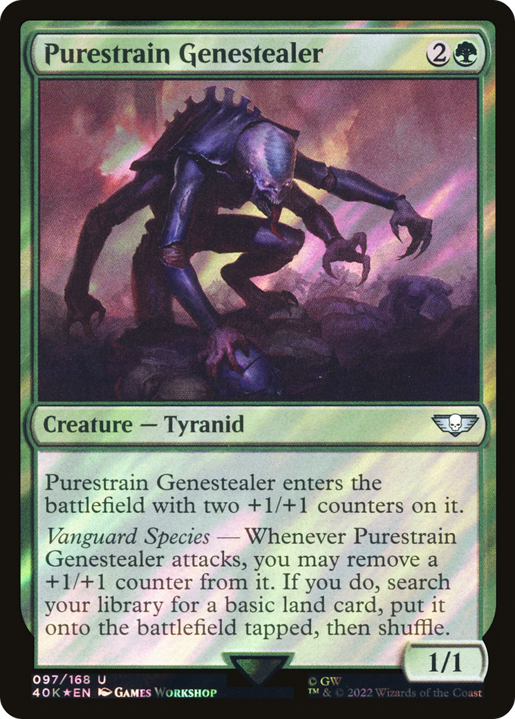 Image of Purestrain Genestealer (Surge Foil) [Warhammer 40,000]