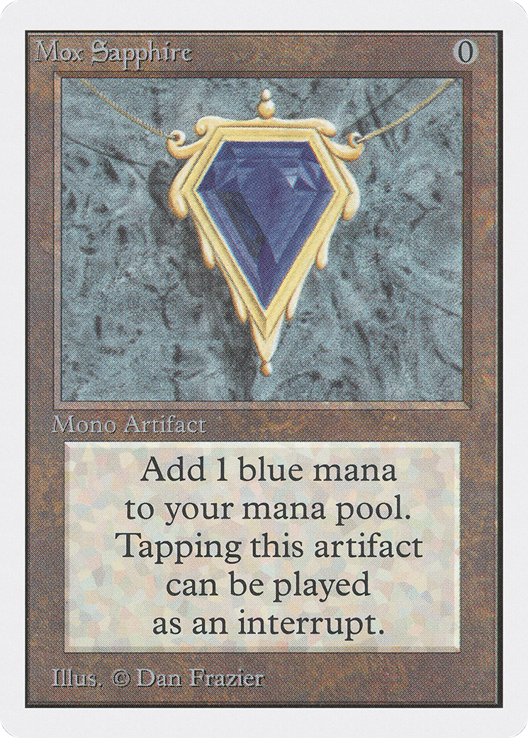 Image of Mox Sapphire [Unlimited Edition]