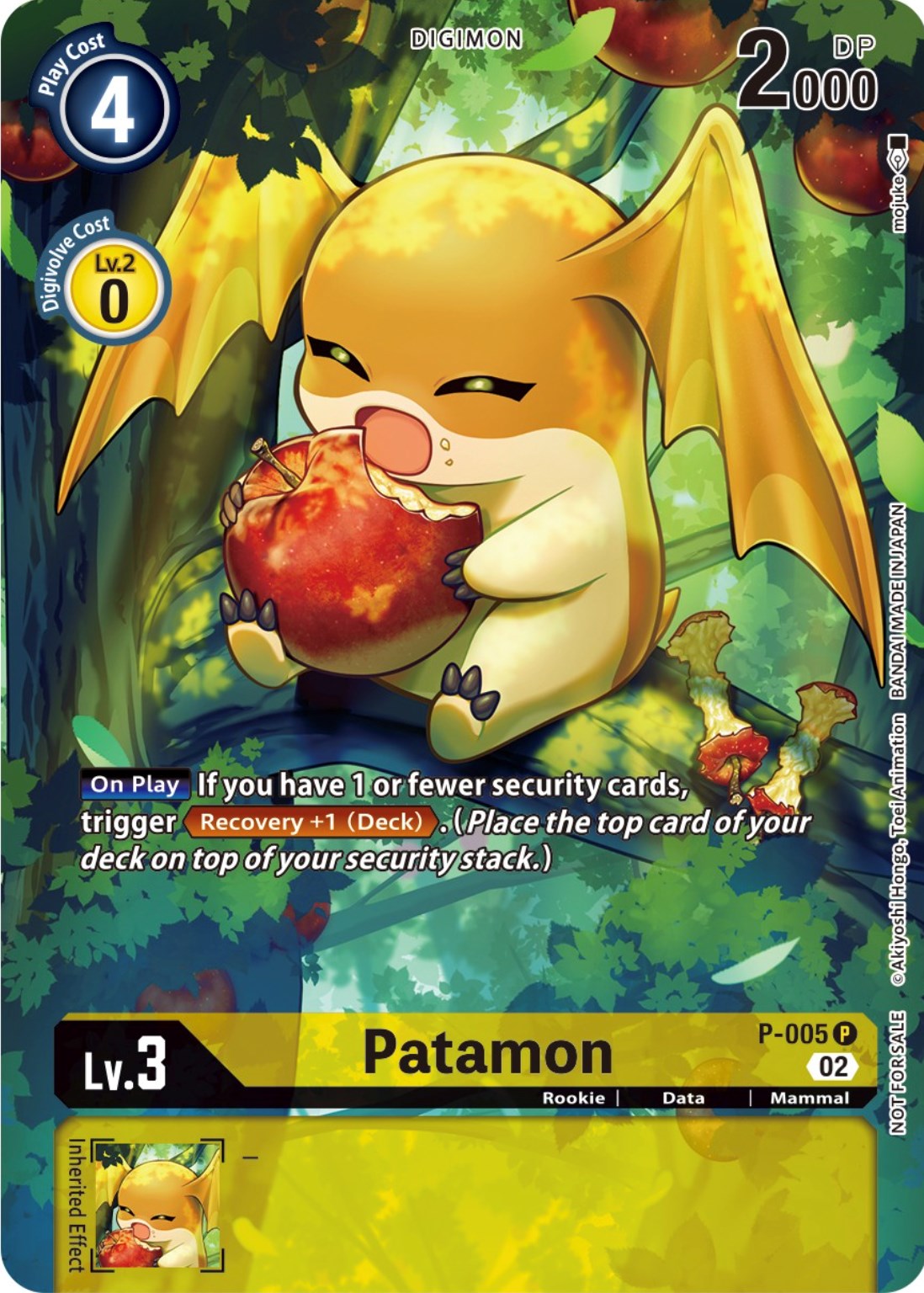 Image of Patamon [P-005] (Digimon Illustration Competition Promotion Pack) [Promotional Cards]