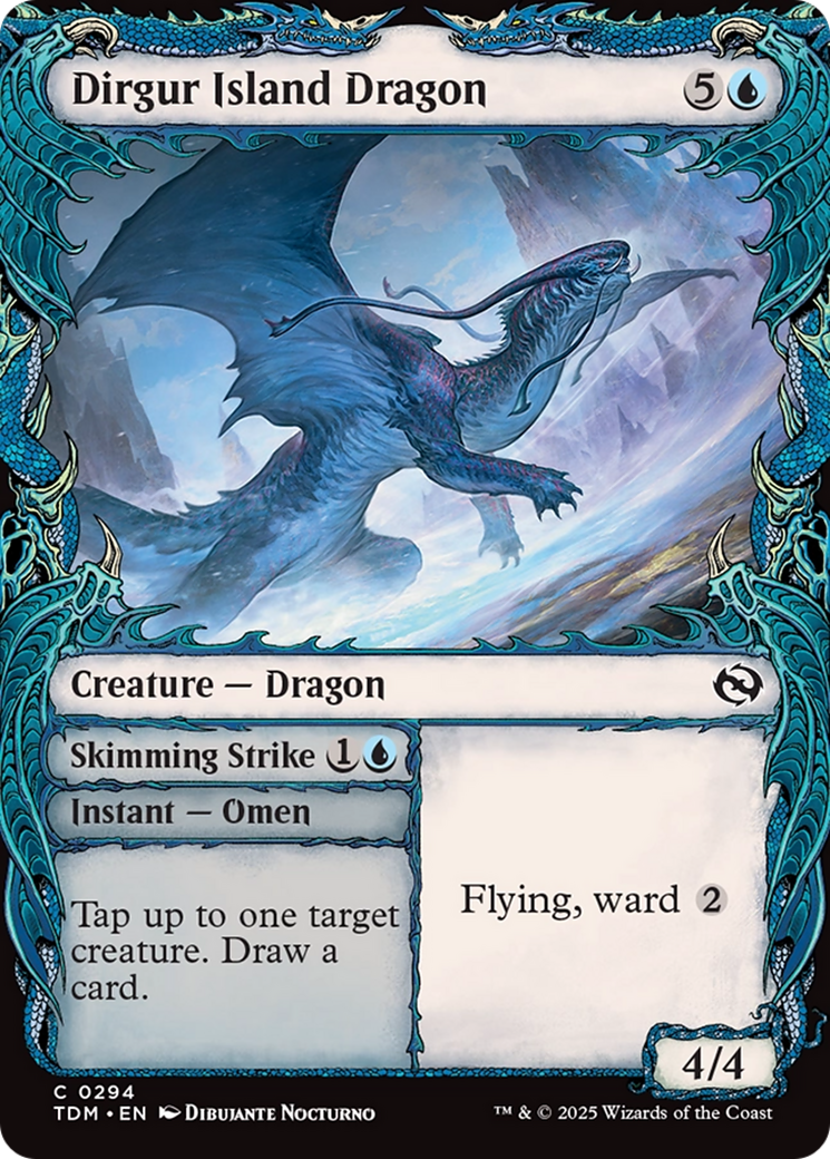 Image of Dirgur Island Dragon (Showcase) [Tarkir: Dragonstorm]