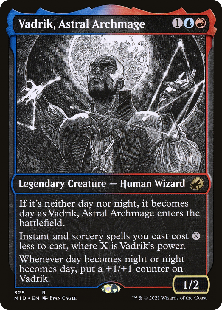 Image of Vadrik, Astral Archmage (Showcase Eternal Night) [Innistrad: Midnight Hunt]