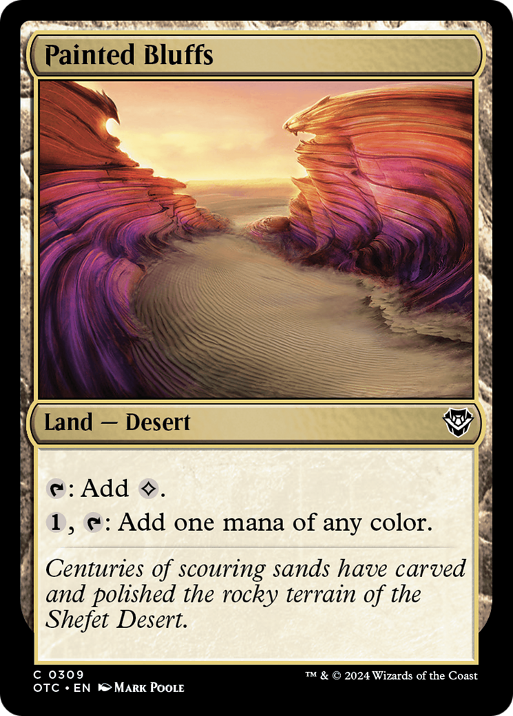 Image of Painted Bluffs [Outlaws of Thunder Junction Commander]