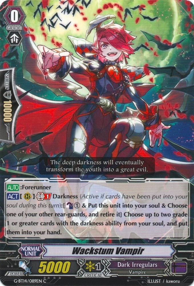 Image of Wackstum Vampir (G-BT14/089EN) [Divine Dragon Apocrypha]