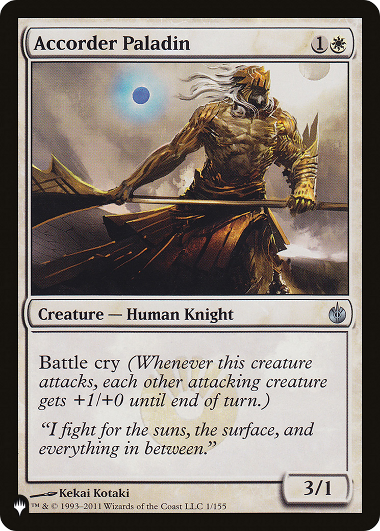 Image of Accorder Paladin [The List]