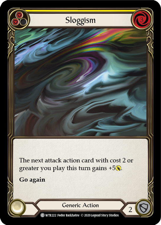 Image of Sloggism (Yellow) [U-WTR222] (Welcome to Rathe Unlimited)  Unlimited Rainbow Foil