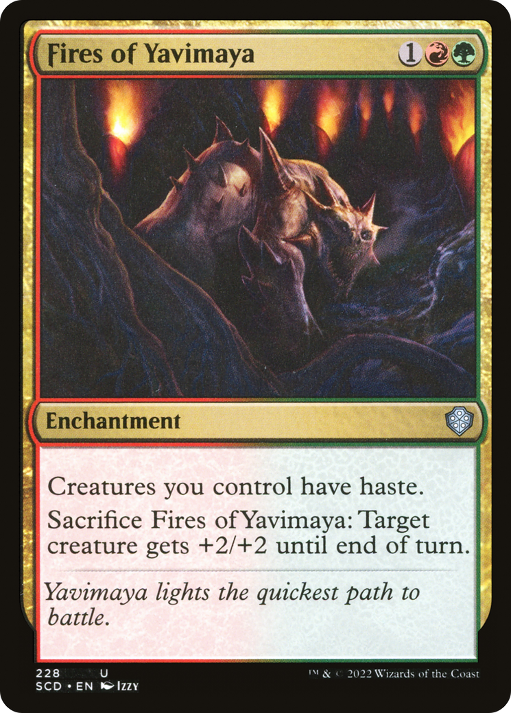 Image of Fires of Yavimaya [Starter Commander Decks]