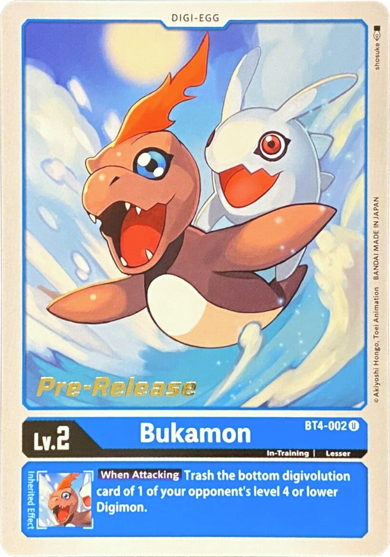 Image of Bukamon [BT4-002] [Great Legend Pre-Release Promos]