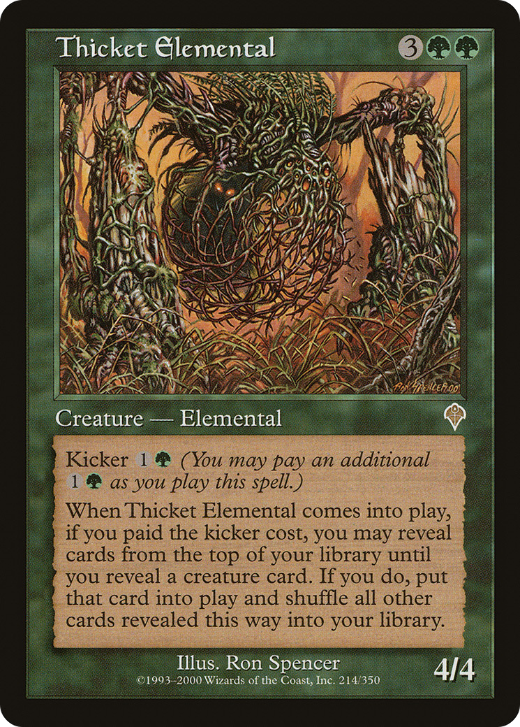 Image of Thicket Elemental [Invasion]